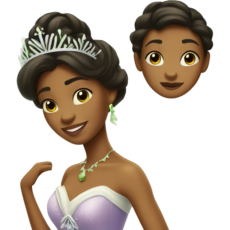 Tiana, Princess and the frog emoji