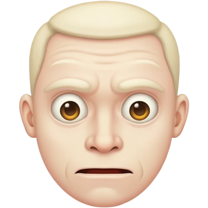 Ugly human emoji