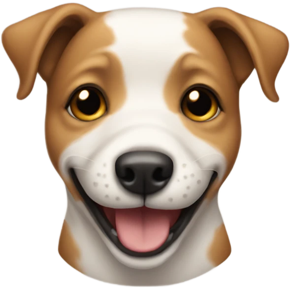 Dog smiling  emoji