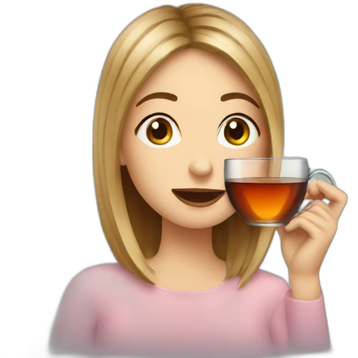 gossip over tea emoji