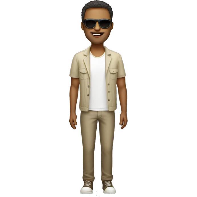 full body man with sunglasses emoji