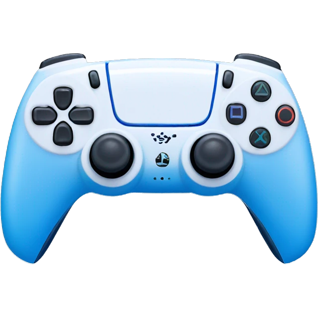 Blue ps5 controller emoji