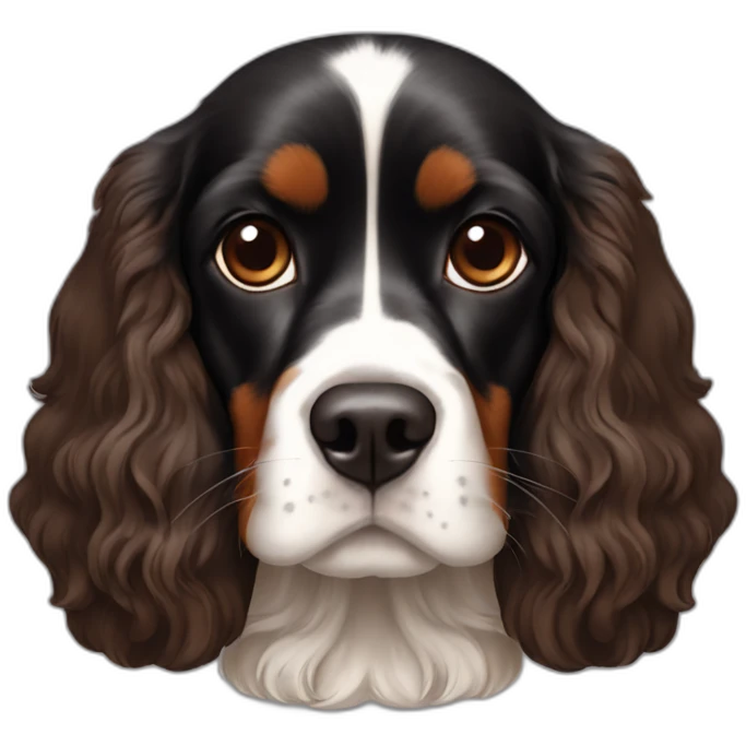 black-brown-cocker-spaniel-king-charles-cavalier emoji