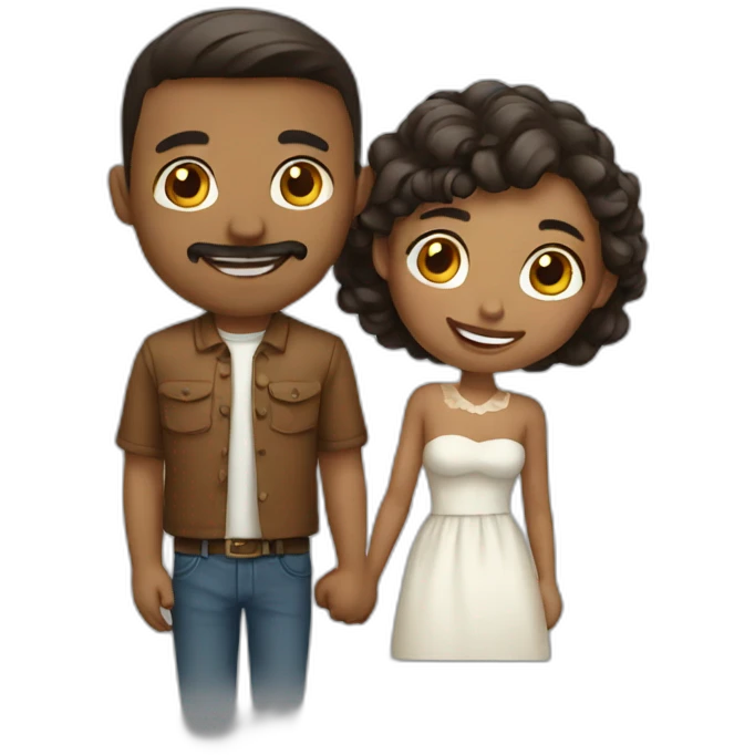 A loving couple emoji