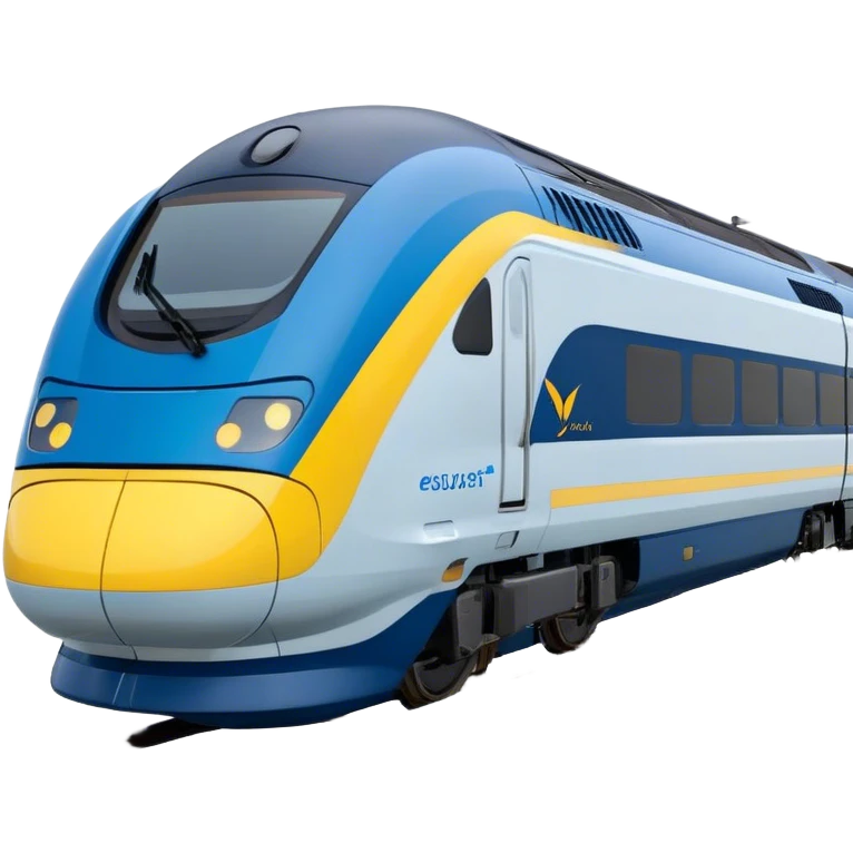 Eurostar - Eurostar International (Model Year: 2020) (Iconic colour: Blue and yellow) emoji