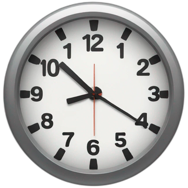 Clock  emoji