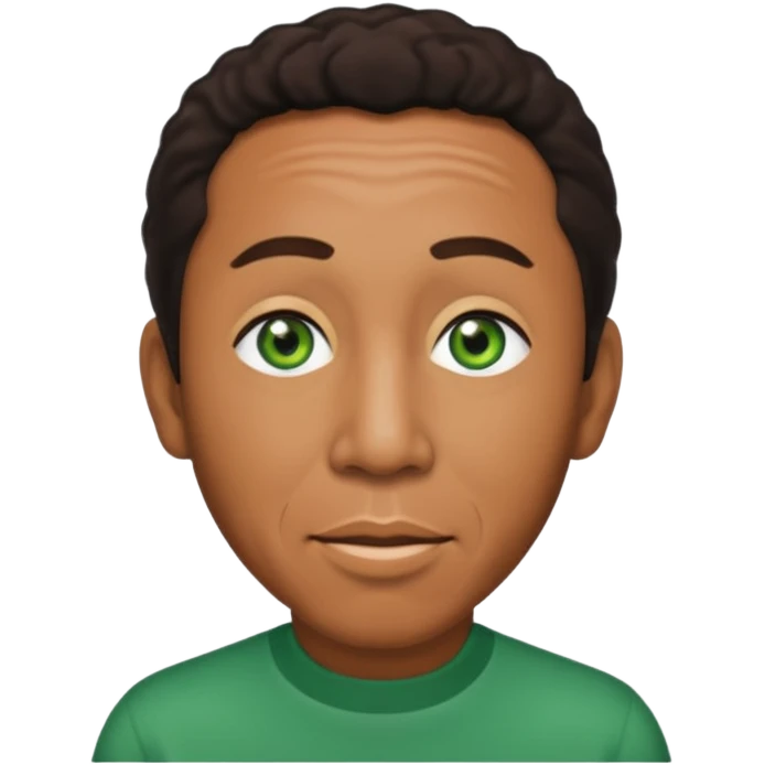 Smokey Robinson with green eyes emoji