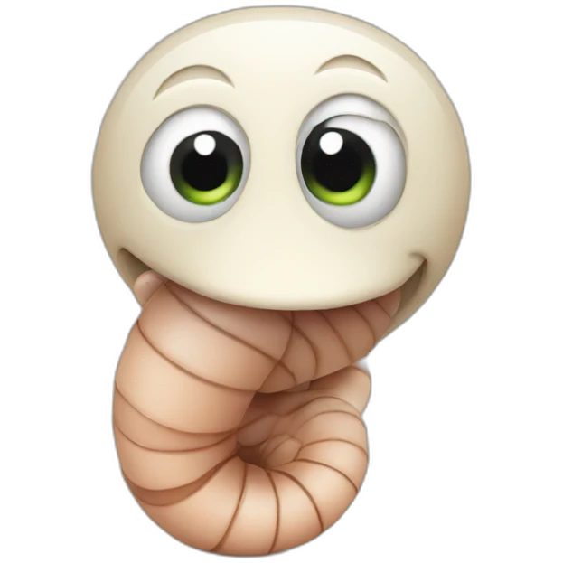 little worm emoji