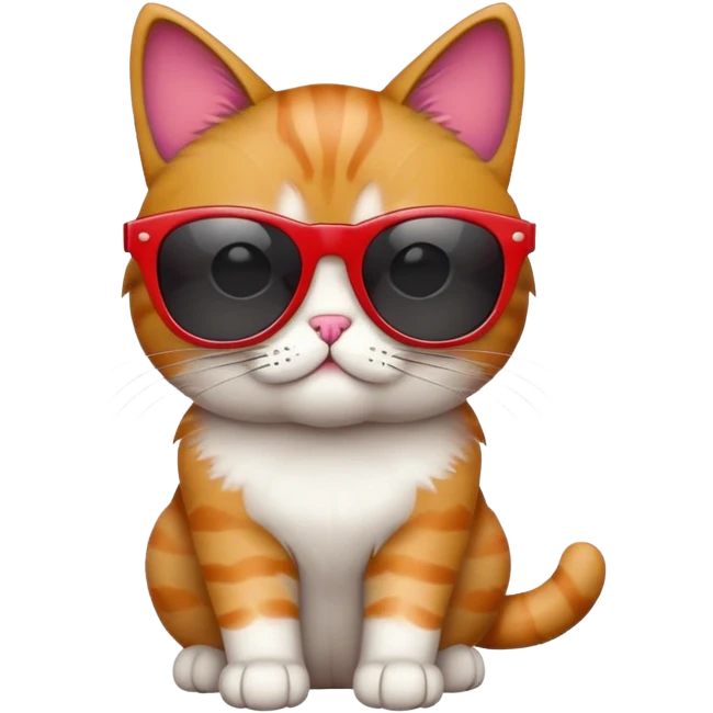 cat wearing sunglasses emoji