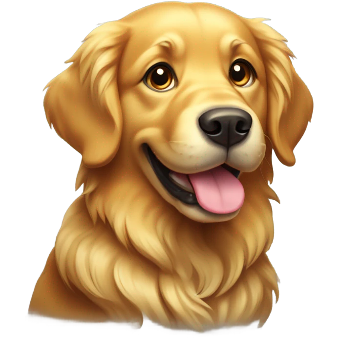 Golden retriever emoji