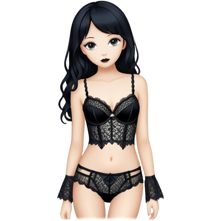 gothic lingerie  emoji