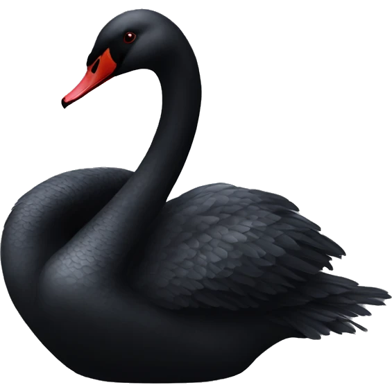 Black swan emoji