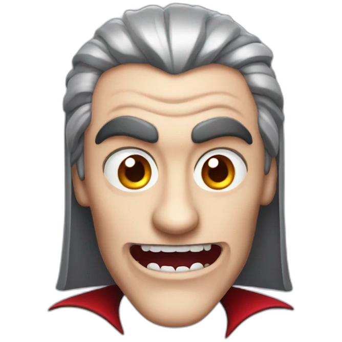 Dracula from monster on holiday  emoji