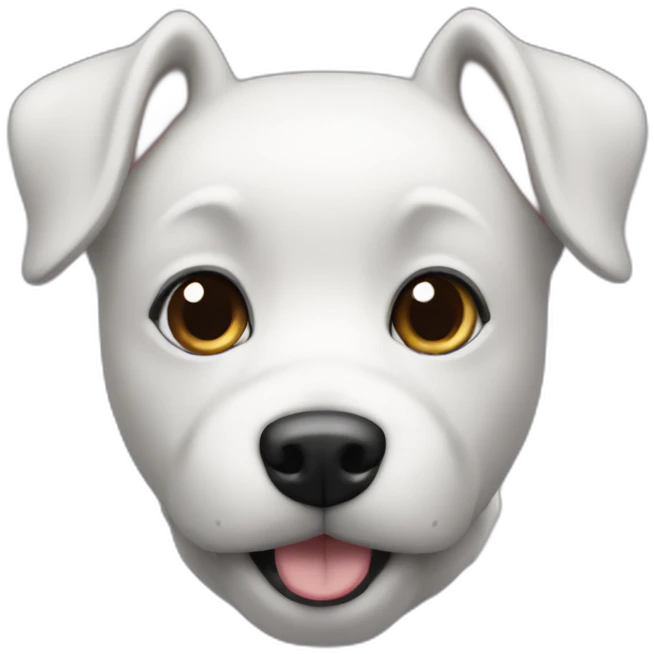 Kintamani black and white dog emoji