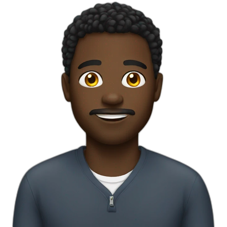 black guy emoji