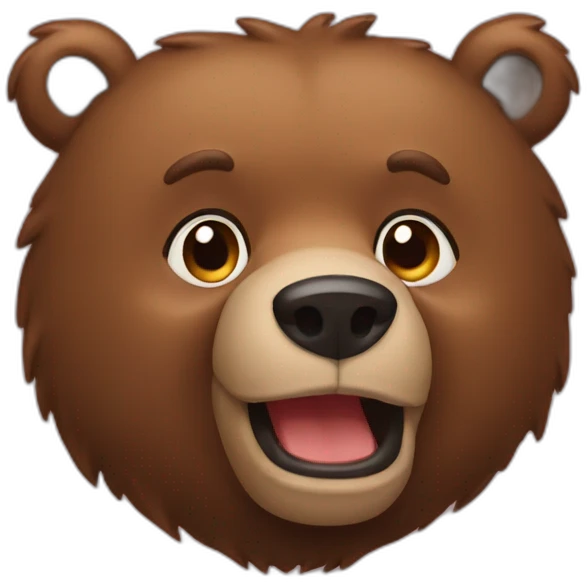 the bear emoji