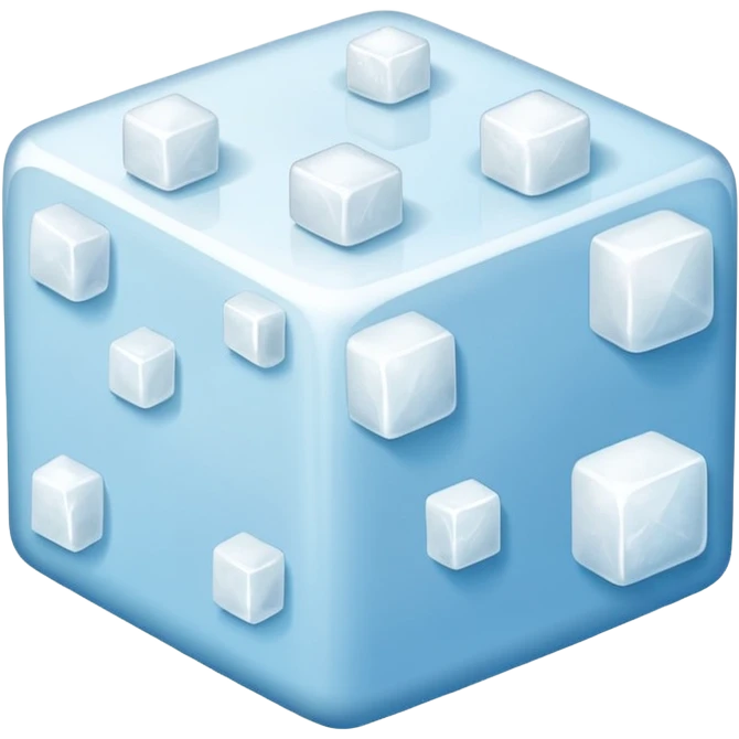 Ein Zuckerwürfel emoji