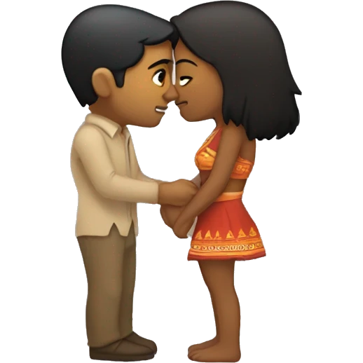 Chris helmsworth kissing short Indian girlfriend  emoji