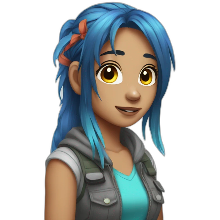 Rainbow Dash as a human  emoji