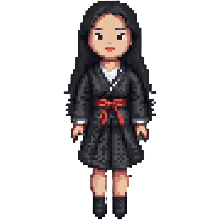Asian woman doll emoji