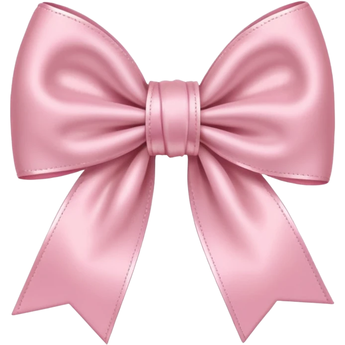 Cute light pink bow  emoji