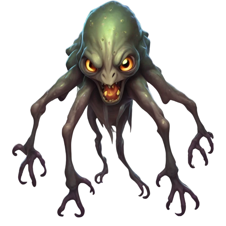 The monster from the movie the substance  emoji