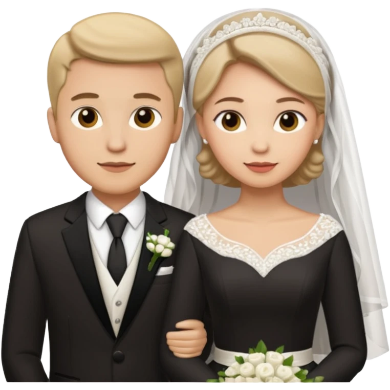 عروس و داماد مذهبی emoji