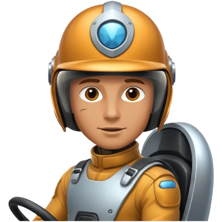 man on vehicle emoji