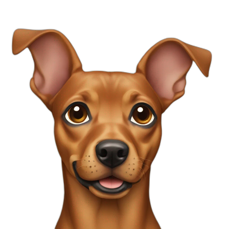 Light Brown pinscher emoji