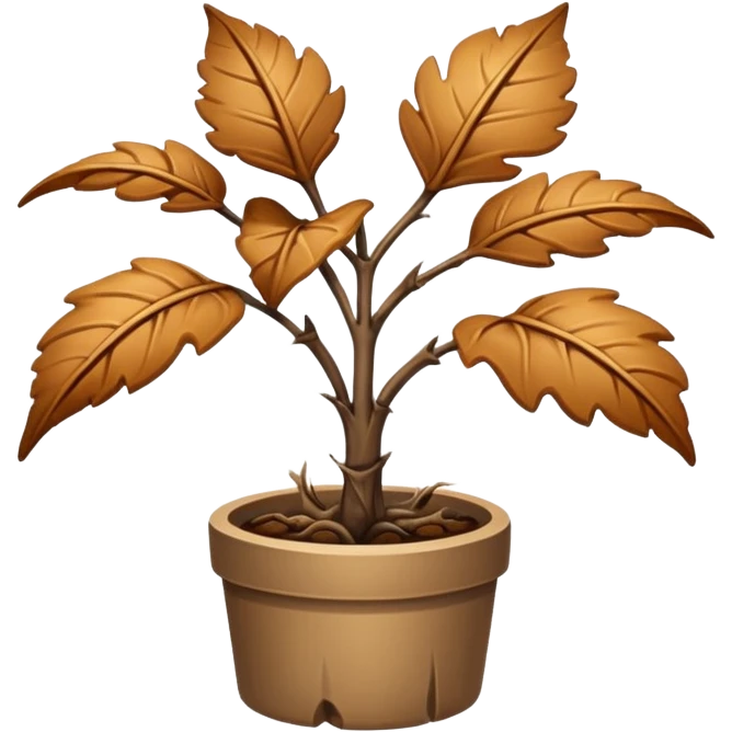 росток завял
 emoji