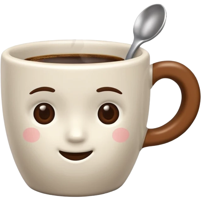 A coffee emoji very small emoji