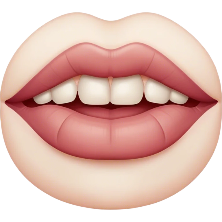 Lèvre cousue  emoji