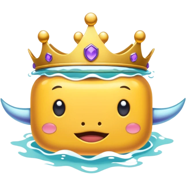 Emblema de sub para Twitch que sea una corona chula para recibirla a los 4 meses emoji