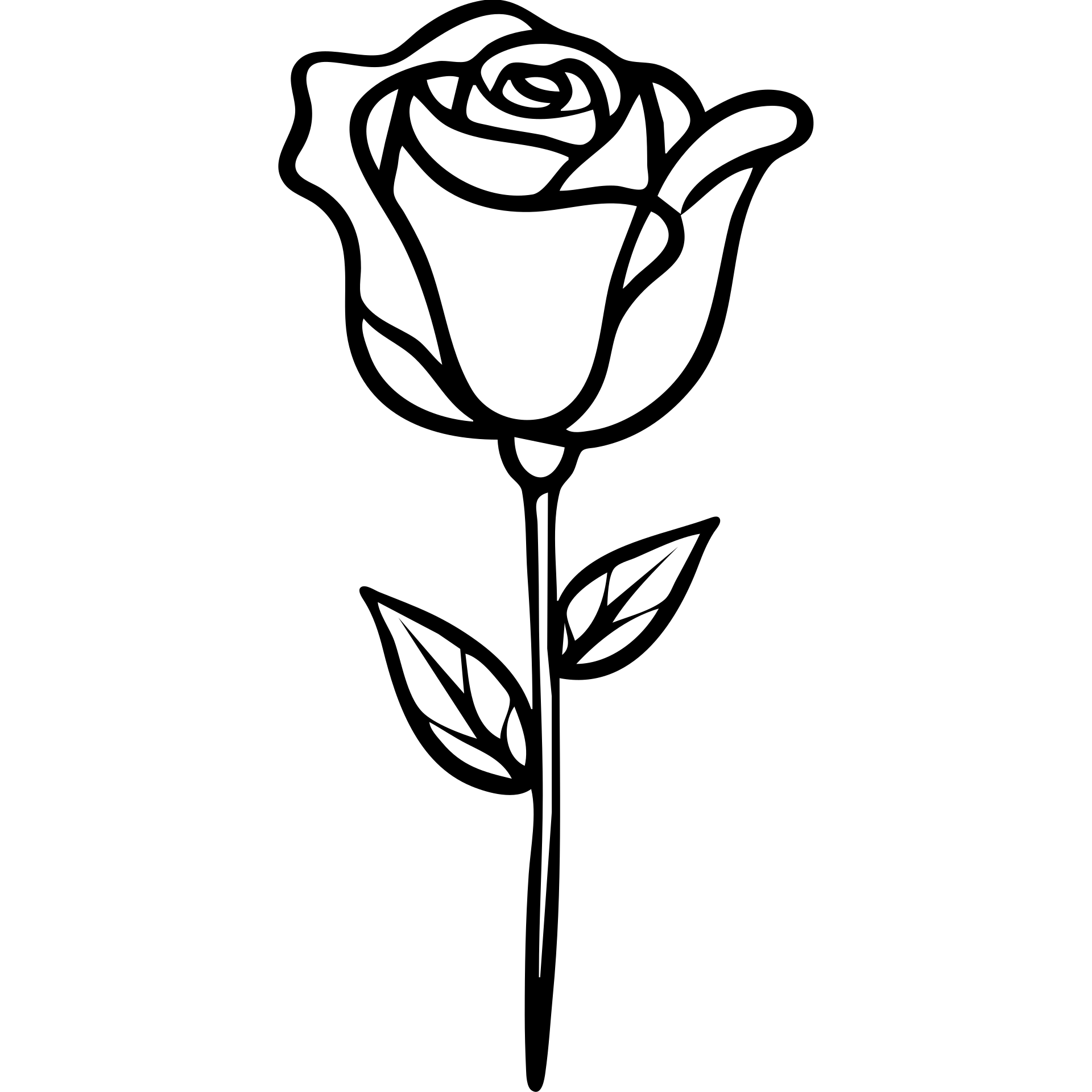 Combined icon of a wilted rose flower with a low battery symbol incorporated into the stem emoji