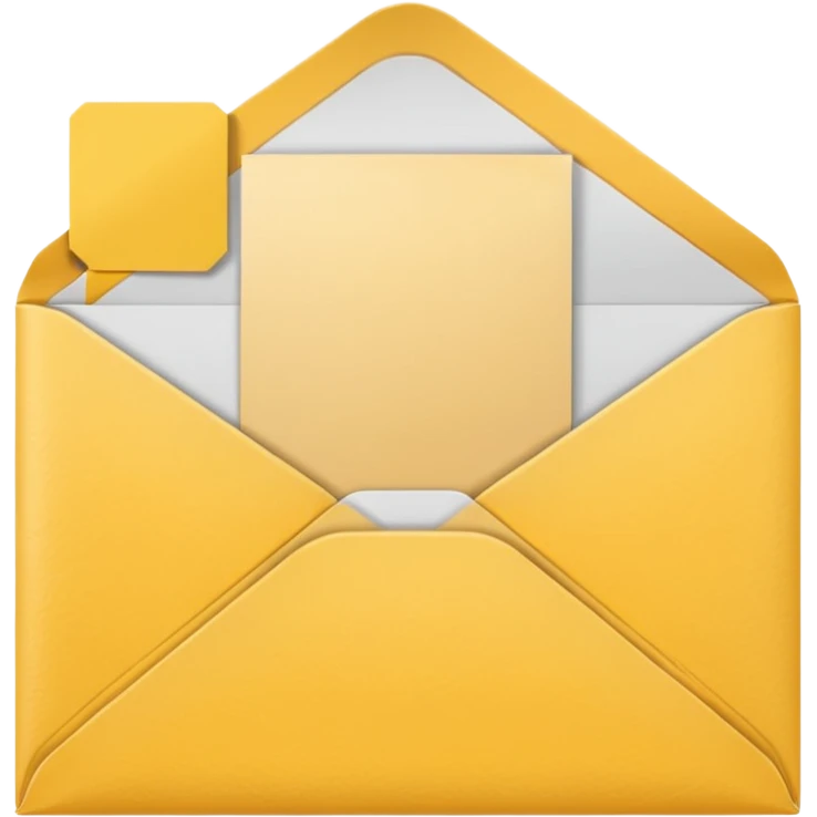 yellow letter envelope emoji