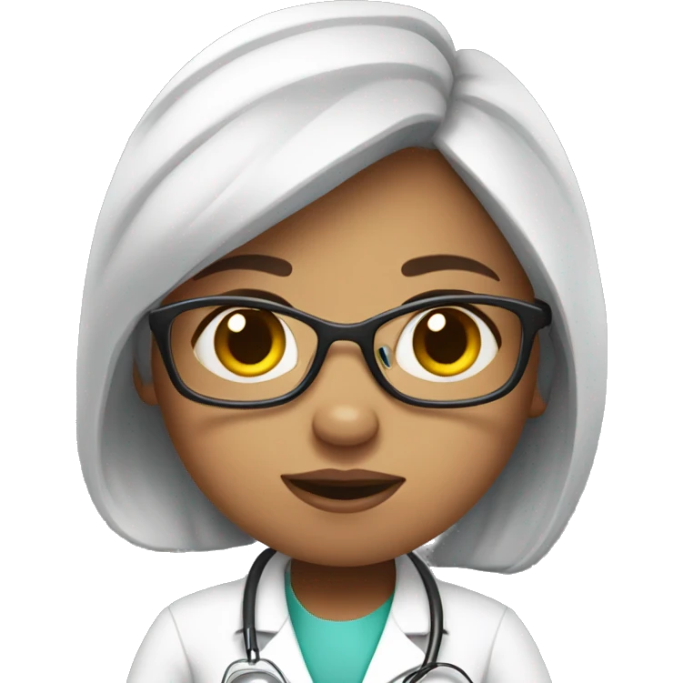 Piggy girl doctor emoji