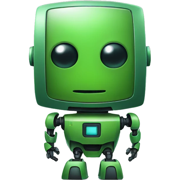 green robot emoji