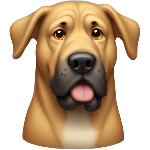 Big viscous dog emoji