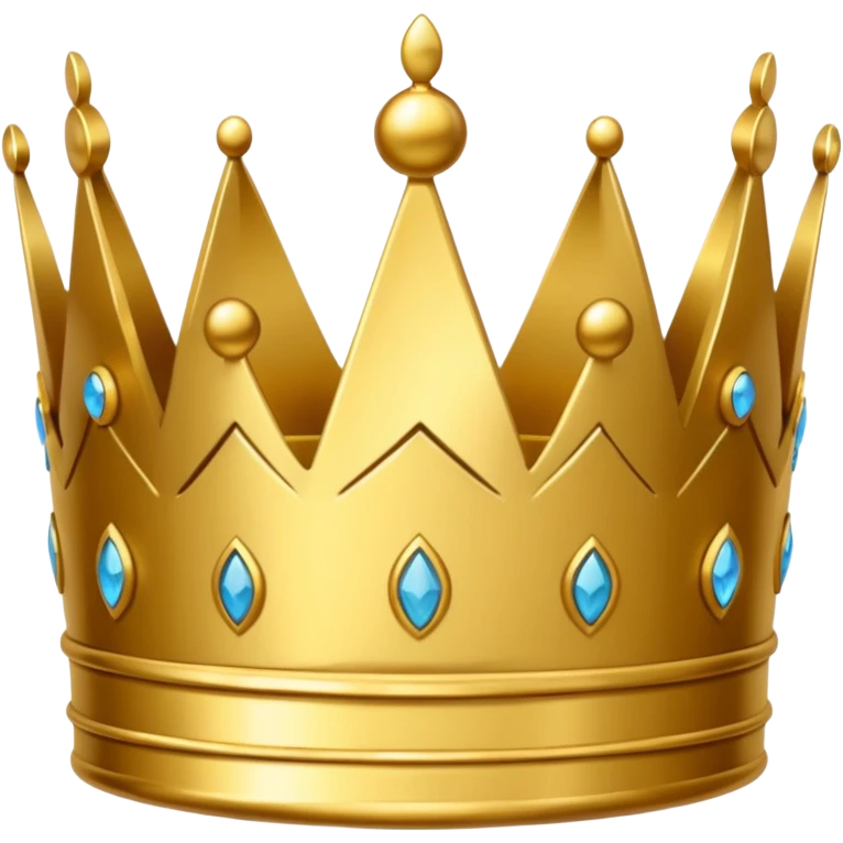 create a crown cartoony emoji