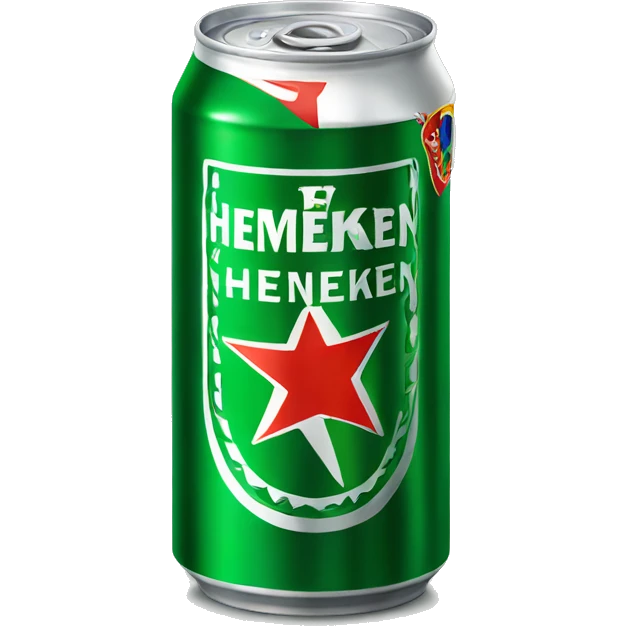 heineken beer can emoji