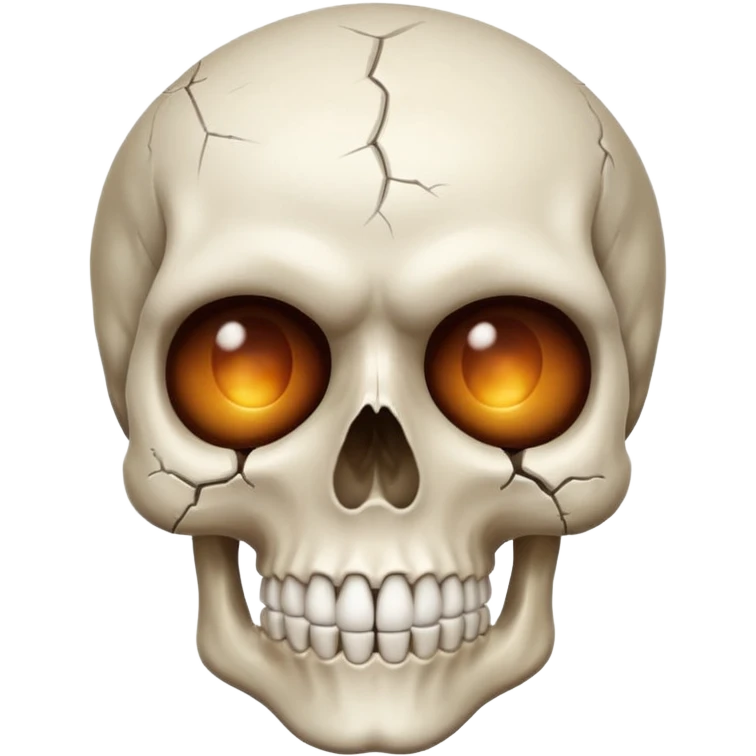 One eye blinking skull emoji