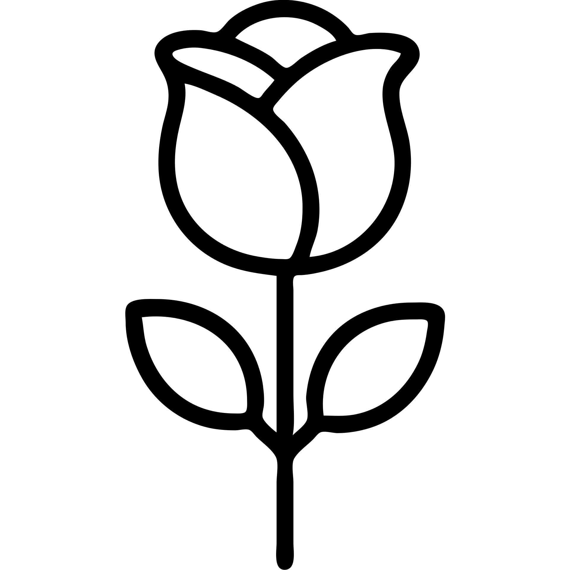 rose flower outlined icon emoji