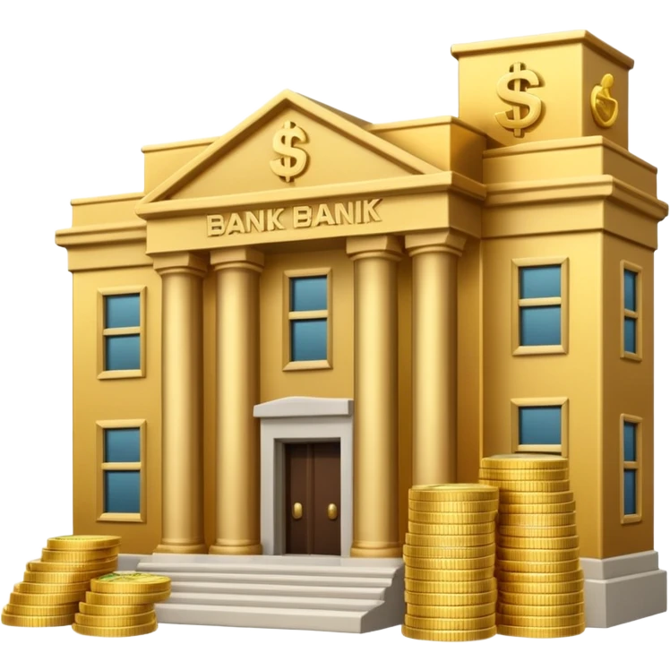 bank and money emoji