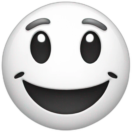 Smiley without eyes emoji