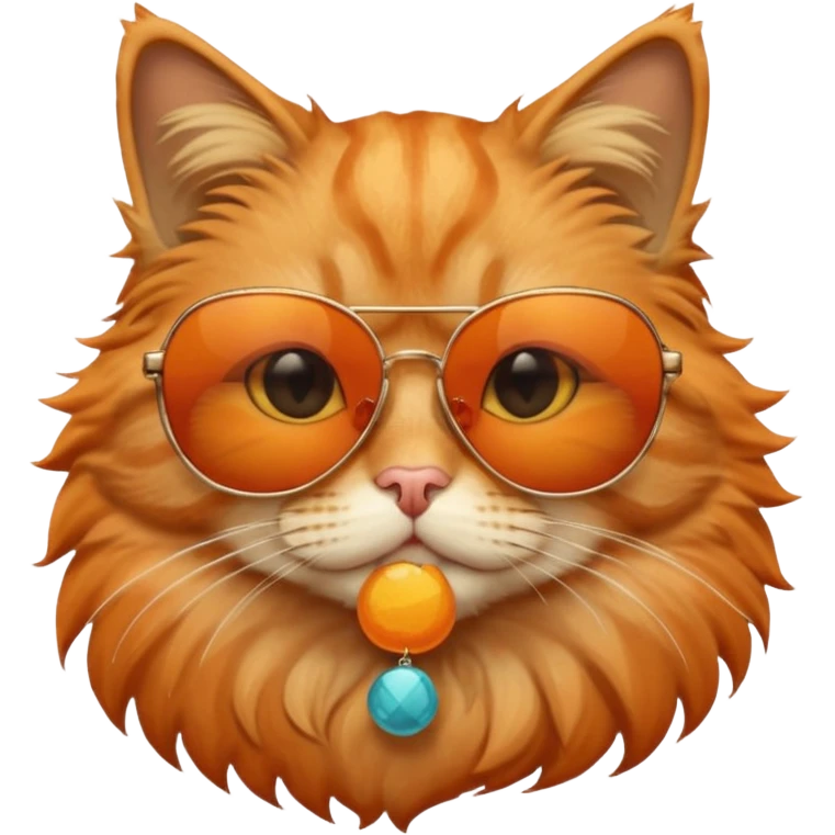 Cat wearing sunglasses emoji