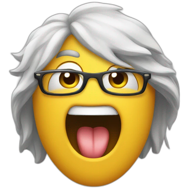 cara de emoji con lengua a un costado emoji