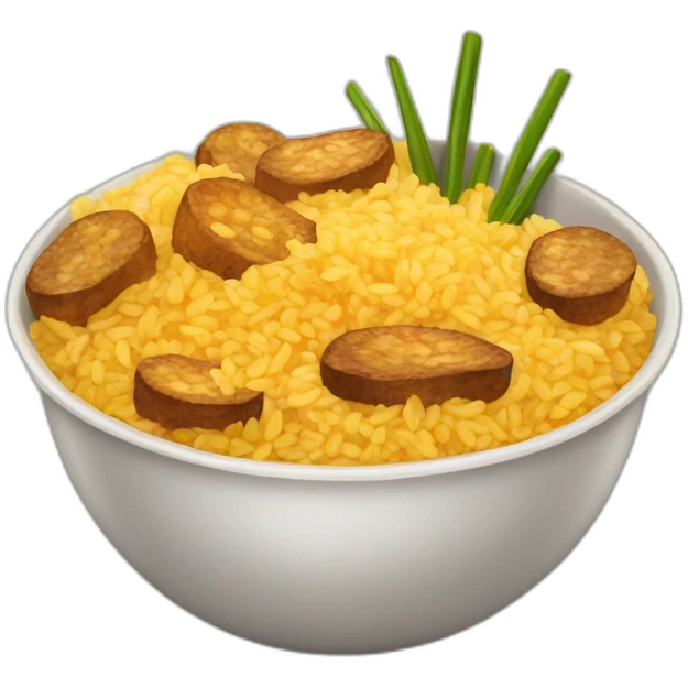 arroz con menestra y patacones emoji
