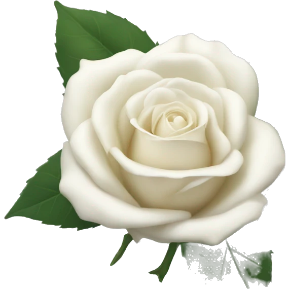 White rose simplw emoji