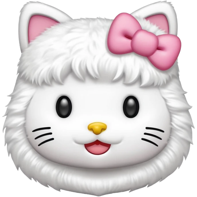 Hello kitty cartoon emoji