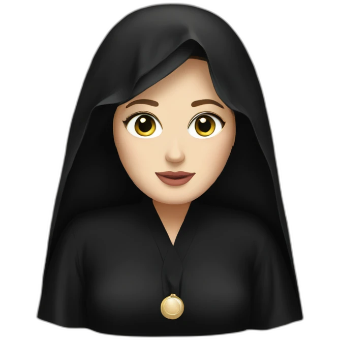 Adele wearing abaya emoji